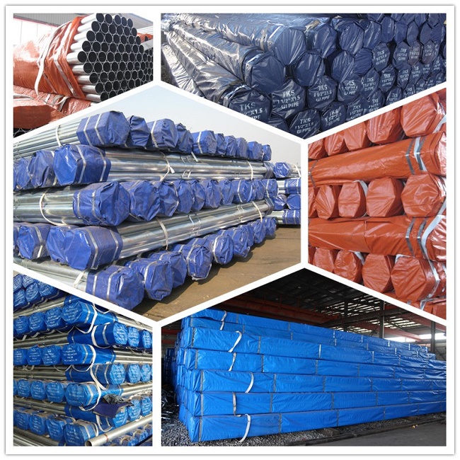 rund/Quadrat/Rechteck/Ellipse galvanisiert, schwarze Farbe-ERW geschweißte Stahlrohre/Rohr