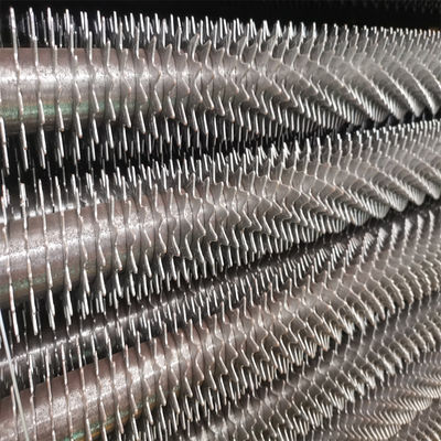Hohe Wärmeübertragungsleistung Kesselrippenrohr Gezackter Spiralheizkörper Effizient Custom