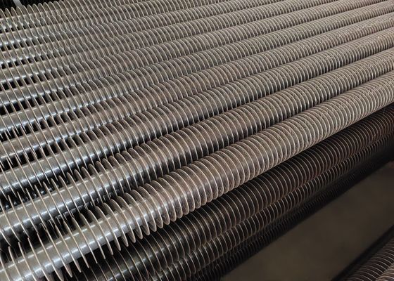 316 Rohr aus Edelstahl für die Verarbeitung von Kesselflossen, Spiralflossen für harte Arbeitsbedingungen