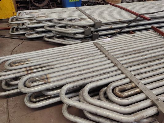 ASTM A249 Kohlenstoffstahl Serpentin-Spule / Schlangenröhre in Kessel-Wiederheizung