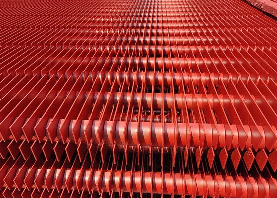 ASME Lackierter Kessel aus Kohlenstoffstahl H Fin Tube Verstärkung Wärmeübertragung