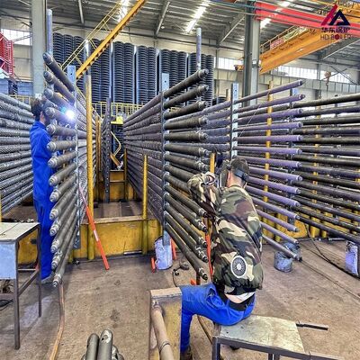 Massiv gezackter Spirale Flossen Kessel Flossen Rohr Wärmetauscher Anti-Asche Edelstahl