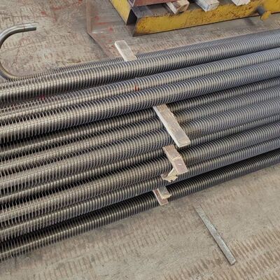 Individuell angefertigte zernförmige Flossenröhrchen für Kesseldruckteile mit hoher Wärmeübertragungseffizienz und starker Schuppenverhütung