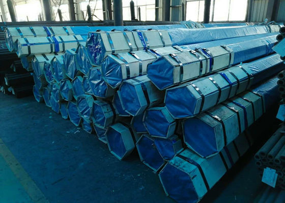Kaltbezogenes nahtloses Stahlrohr 44.5x5x9200mm ASTM A213 T12 T22 31.8x4.5x9200mm für Wärmetauscher
