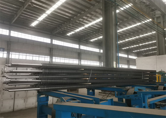 Aluminium-18mm H gerippte Rauchrohre Wärmeaustausch-Ersatzteil