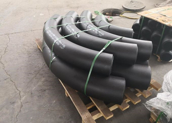Edelstahl 45 Grad-Ellbogen-Rost-Beweis-Schwarz-Öl-Oberfläche ASTM A234 ASTM A420